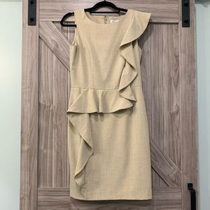 Tan Calvin Klein Dress